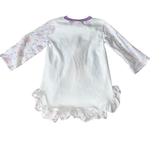 Vintage 90 Disney Beauty and Beast Princess  Belle mirror ruffled girl nightgown - Picture 9 of 9